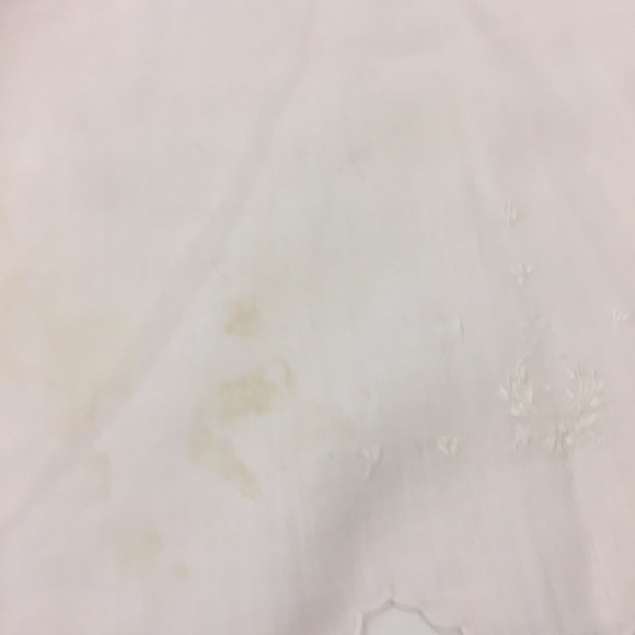 Antique Pink Baby Slip Embroidered 3 6 Months - Picture 5 of 6